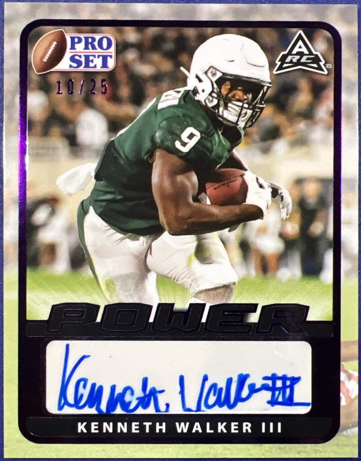 Kenneth Walker III [Purple] #BA-KW1