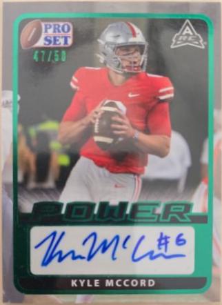 Kyle McCord [Emerald] #BA-KM1
