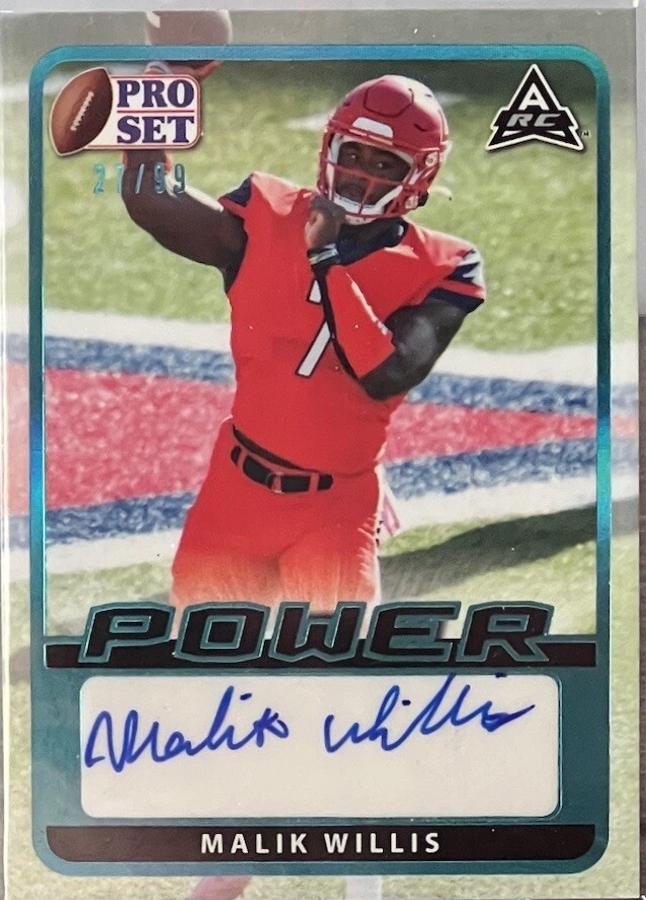 Malik Willis [Platinum] #BA-MW1