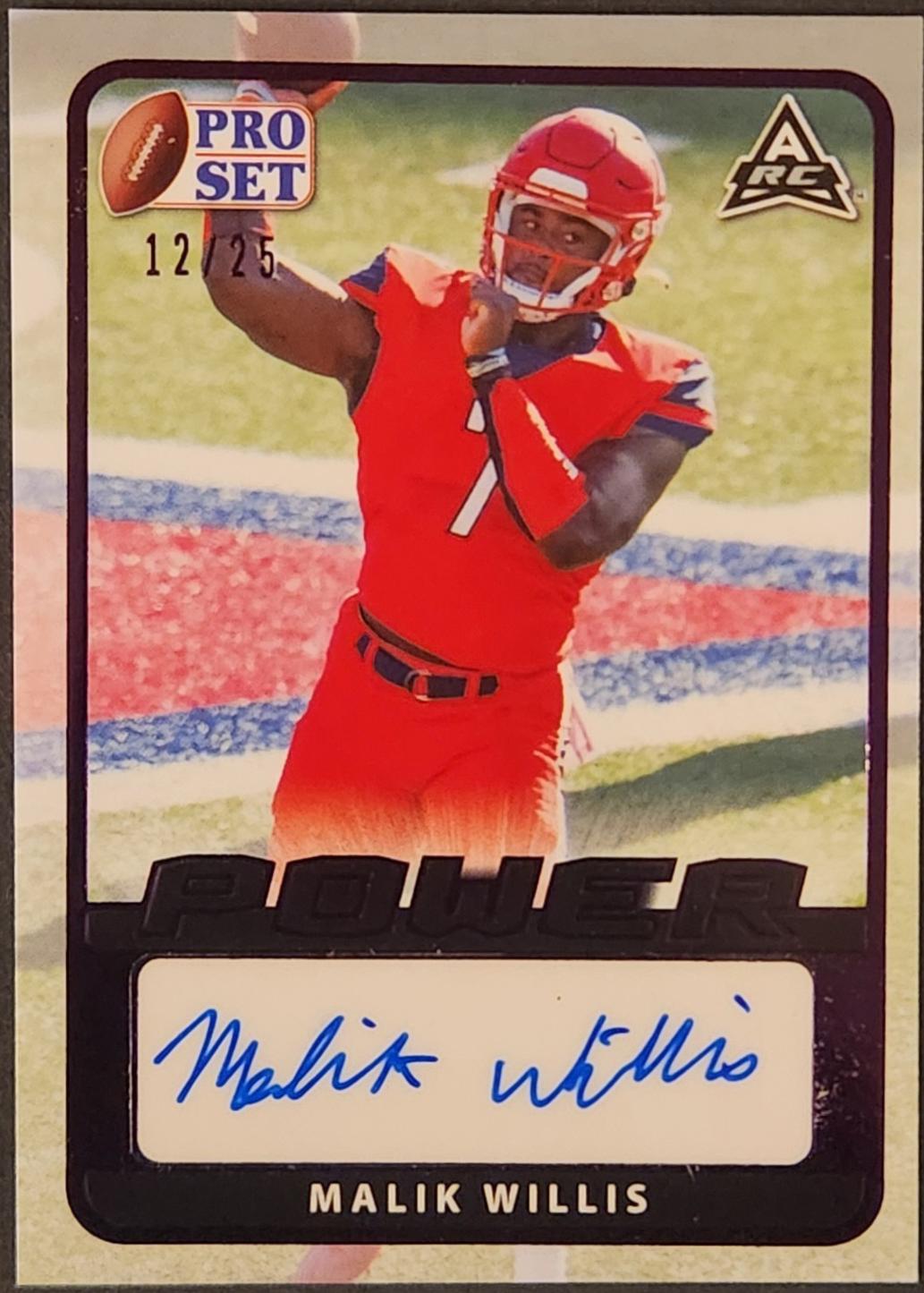 Malik Willis [Purple] #BA-MW1