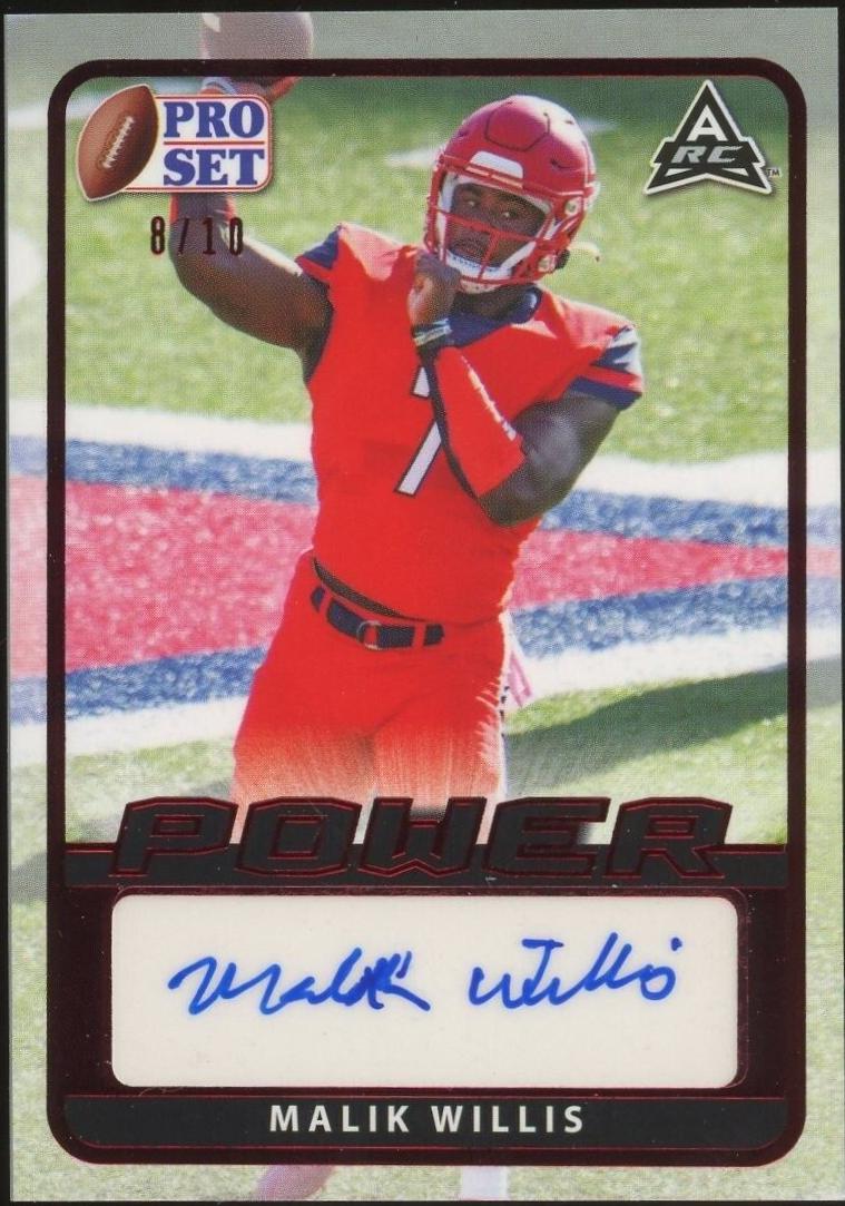 Malik Willis [Red] #BA-MW1
