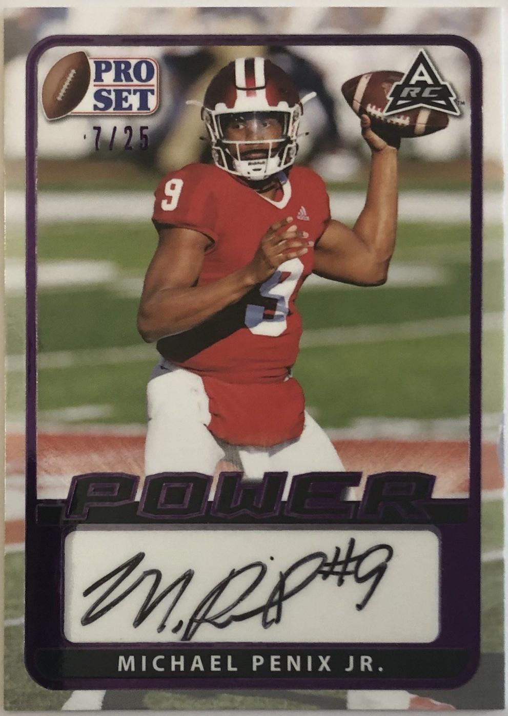 Michael Penix Jr. [Purple] #BA-MPJ