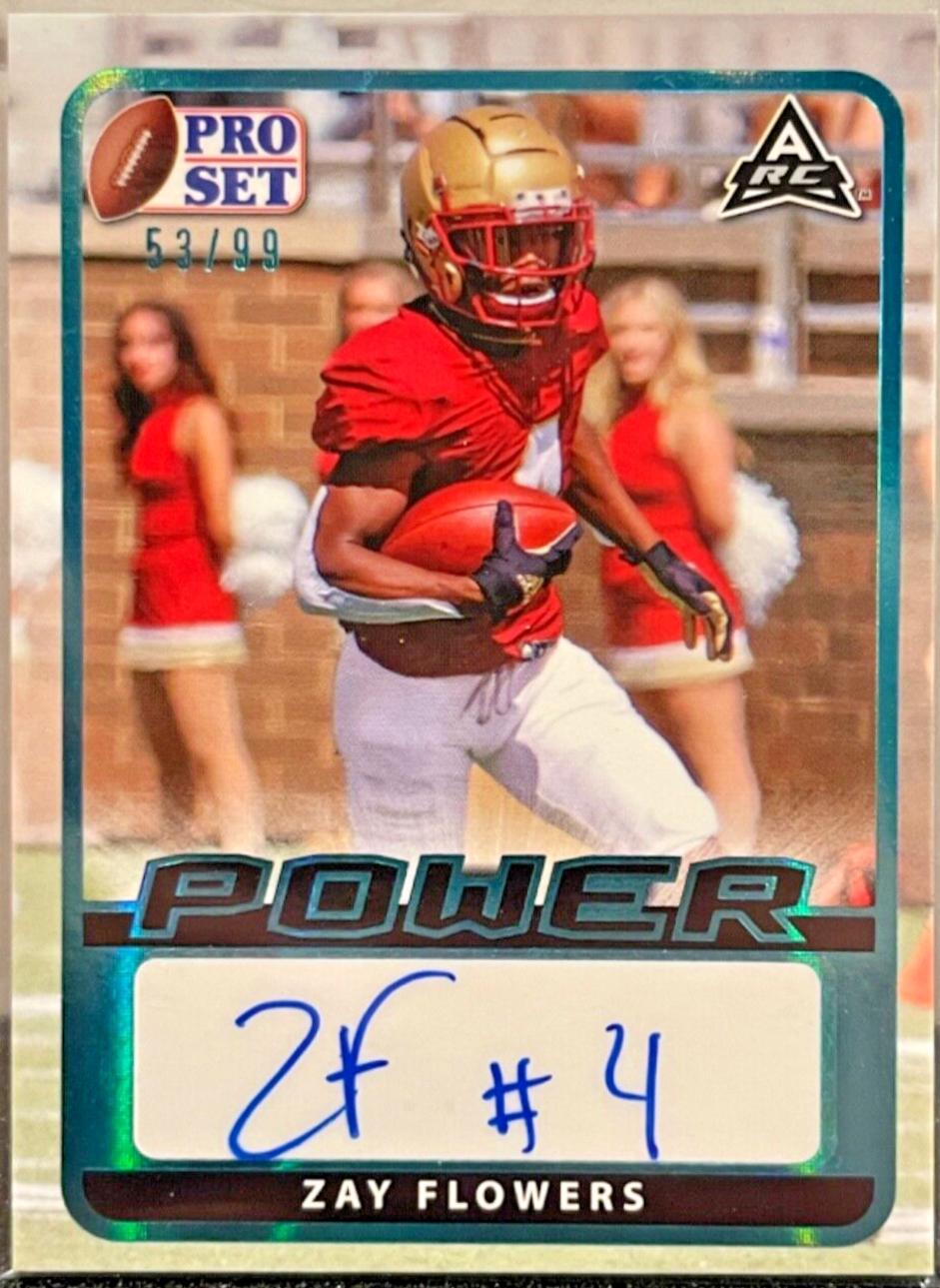 Zay Flowers [Platinum] #BA-ZF1