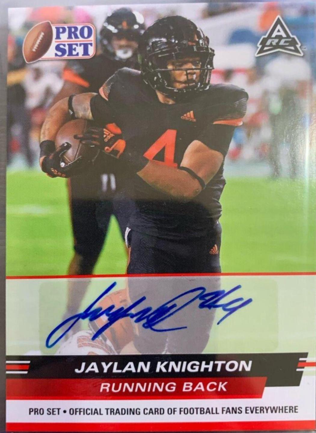Jaylan Knighton #BA-JK1