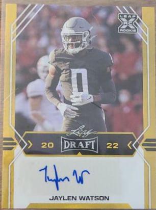 Jaylen Watson [Gold] #BA-JW3