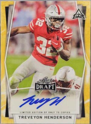 TreVeyon Henderson [Gold] #BA-TH2