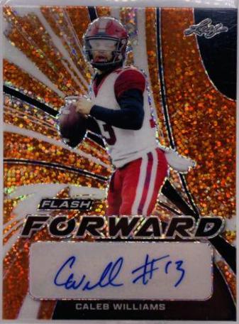 Caleb Williams [Metalized Sparkles Orange] #FF-CW1