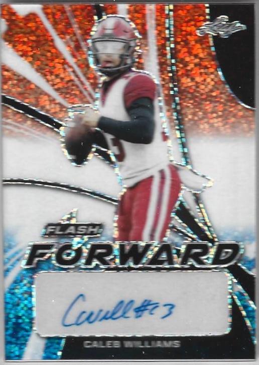 Caleb Williams [Metalized Sparkles Red White Blue] #FF-CW1