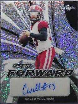 Caleb Williams [Metalized Sparkles Silver] #FF-CW1