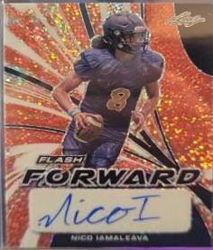 Nico Iamaleava [Metalized Sparkles Orange] #FF-NI1