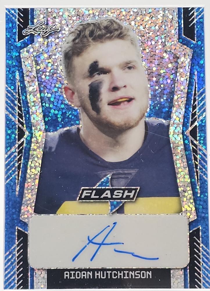 Aidan Hutchinson [Metalized Sparkles Blue] #PA-AH1