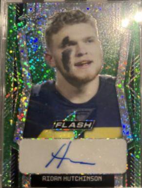 Aidan Hutchinson [Metalized Sparkles Green] #PA-AH1