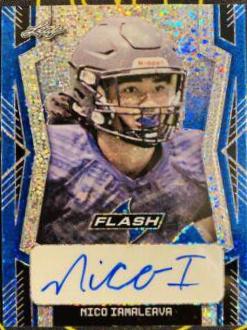 Nico Iamaleava [Metalized Sparkles Blue] #PA-NI1