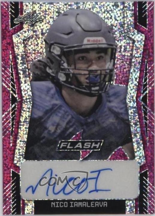 Nico Iamaleava [Metalized Sparkles Pink] #PA-NI1