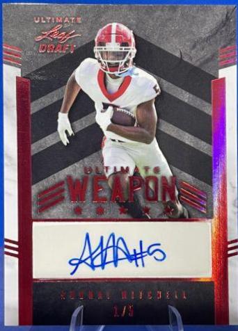 Adonai Mitchell [Red Spectrum] #BA-AM1