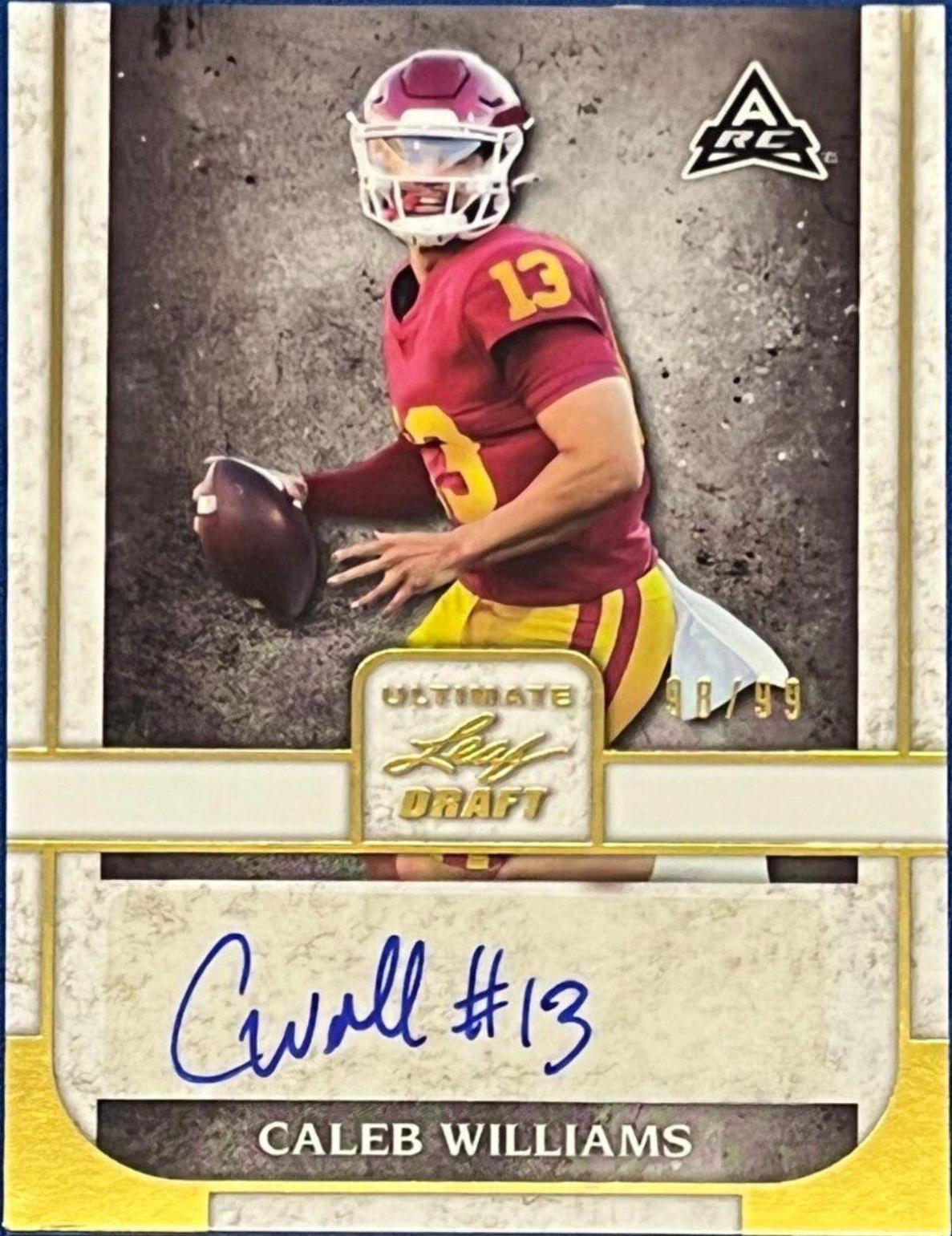 Caleb Williams [Gold Spectrum] #BA-CW2
