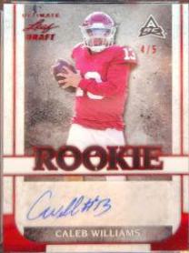 Caleb Williams [Red Spectrum] #BA-CW2