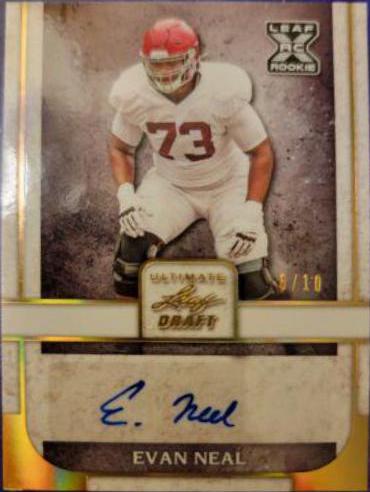 Evan Neal [Gold] #BA-EN1