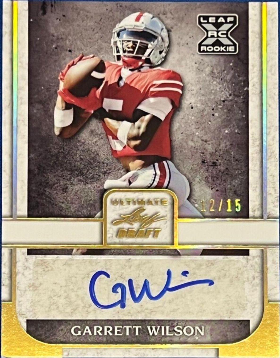 Garrett Wilson [Gold Spectrum] #BA-GW1