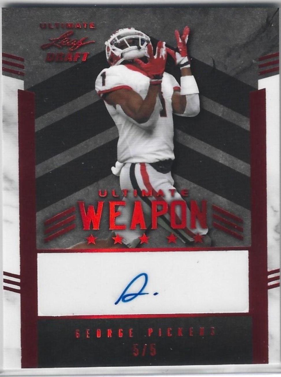 George Pickens [Red Spectrum] #BA-GP1