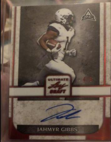 Jahmyr Gibbs [Red Spectrum] #BA-JG1