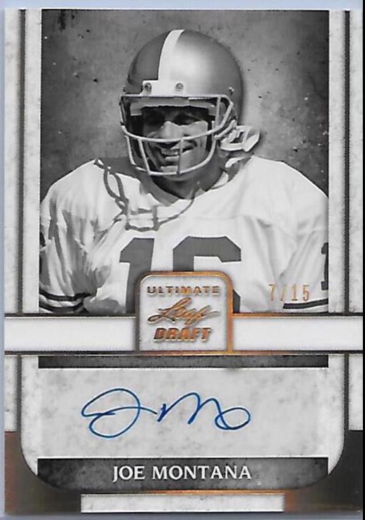 Joe Montana [Gold Spectrum] #BA-JM2