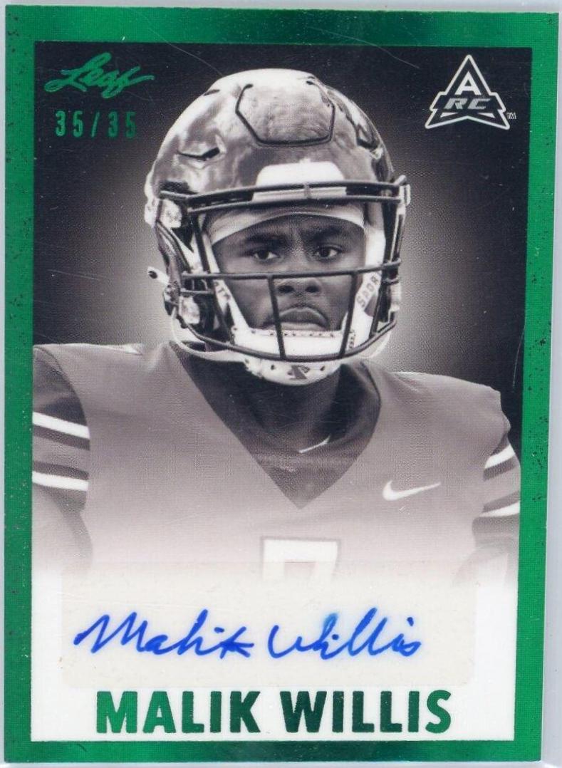 Malik Willis [Emerald Spectrum] #BA-MW1