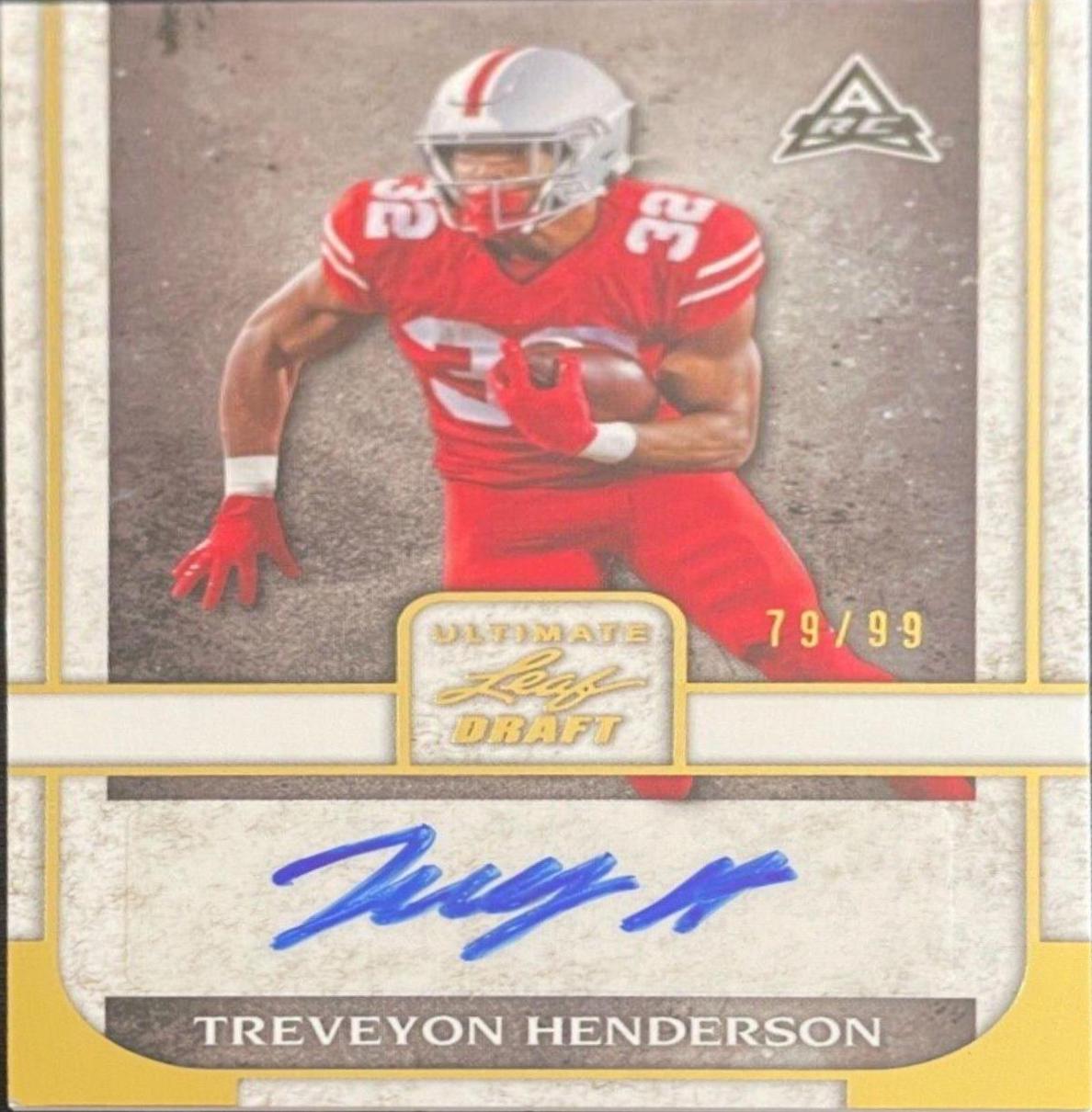TreVeyon Henderson [Gold] #BA-TH2