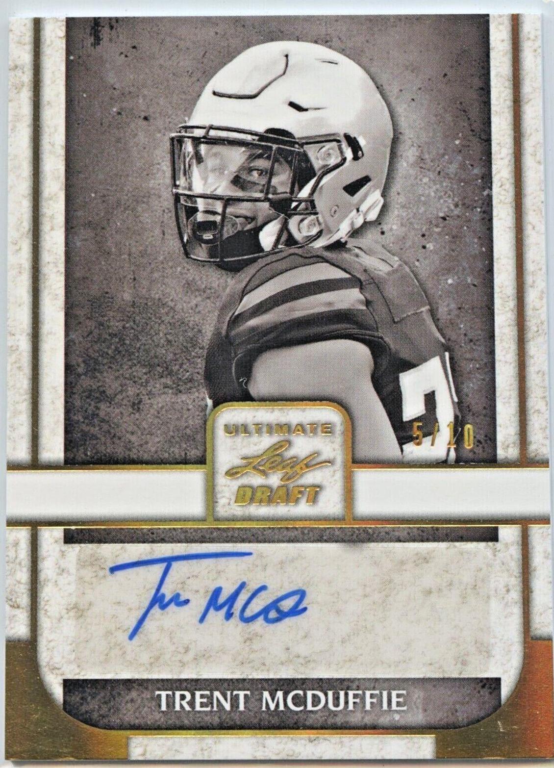 Trent McDuffie [Gold Spectrum] #BA-TM1