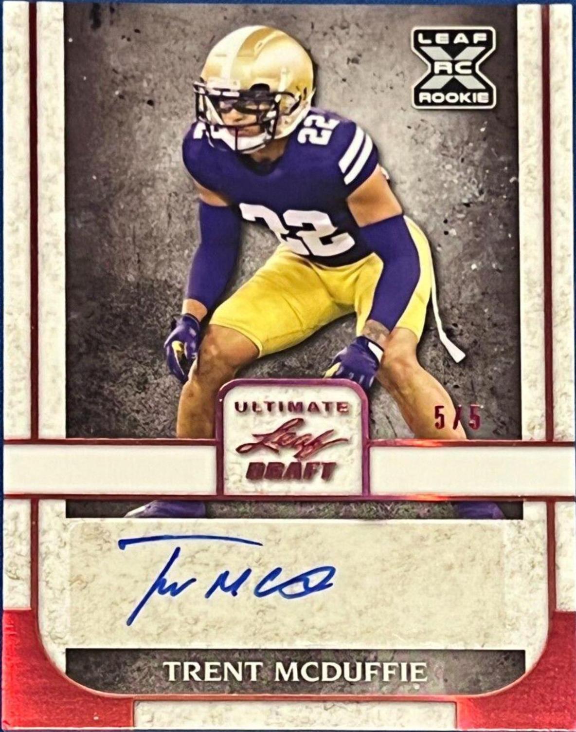 Trent McDuffie [Red Spectrum] #BA-TM1