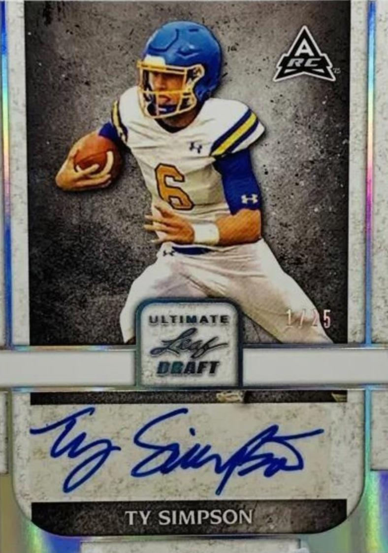 Ty Simpson [Silver Spectrum] #BA-TS1