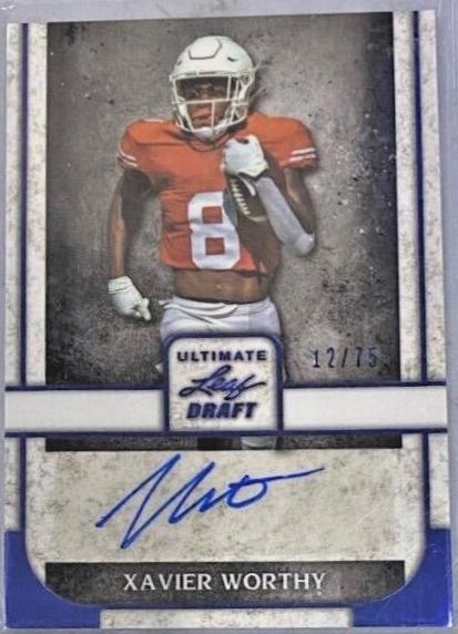 Xavier Worthy [Blue] #BA-XW1