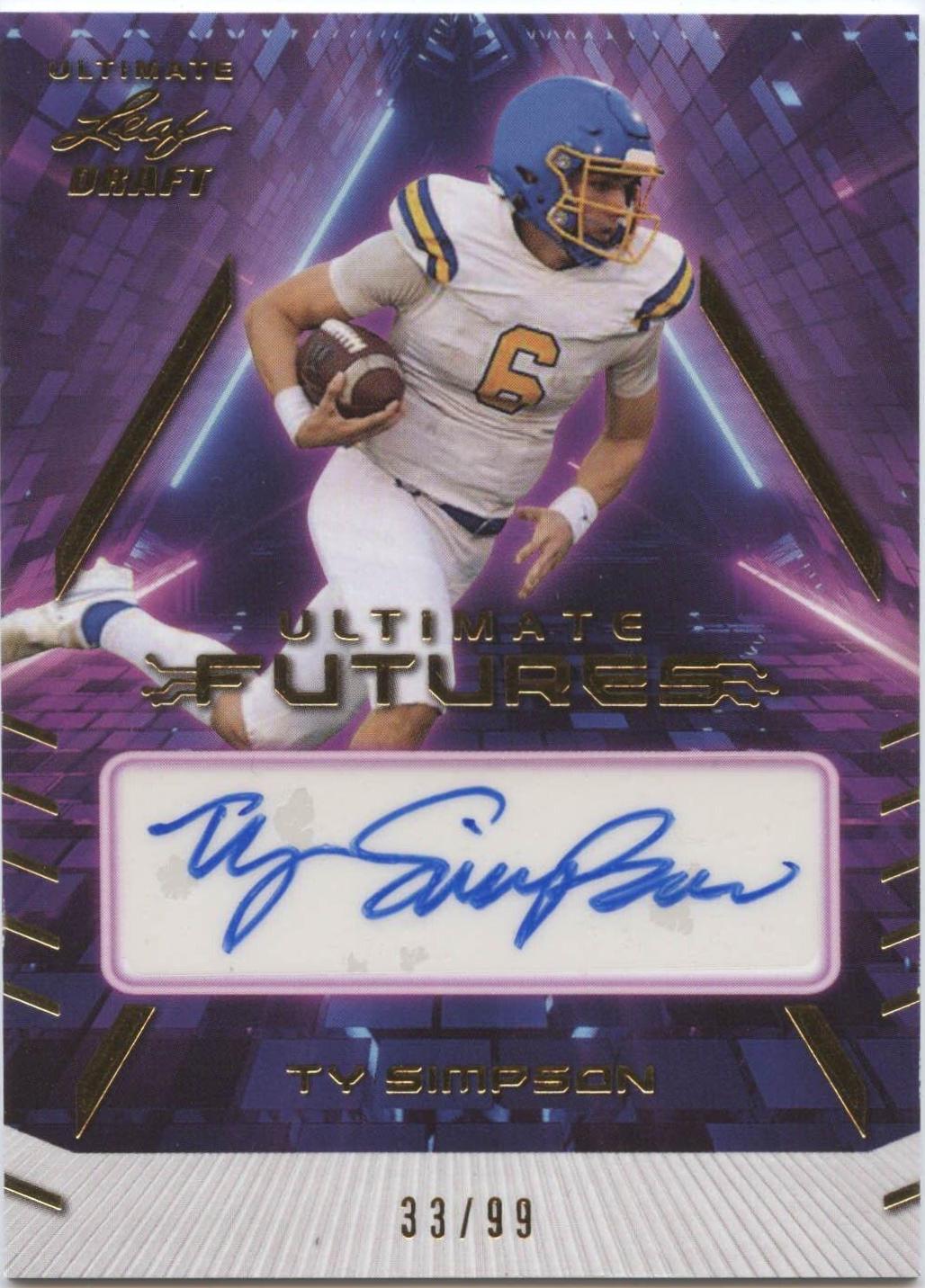 Ty Simpson [Gold] #UF-TS1