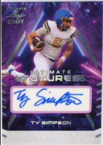 Ty Simpson [Silver Spectrum] #UF-TS1