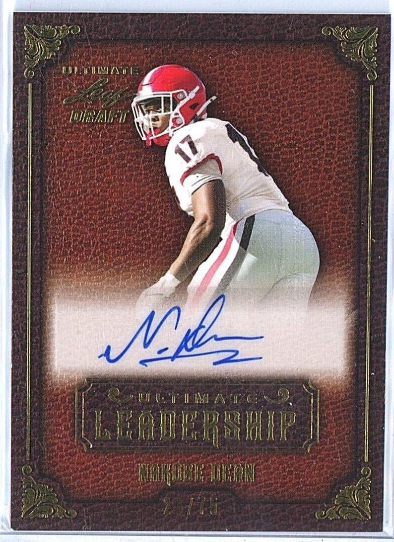 Nakobe Dean [Gold] #UL-ND1