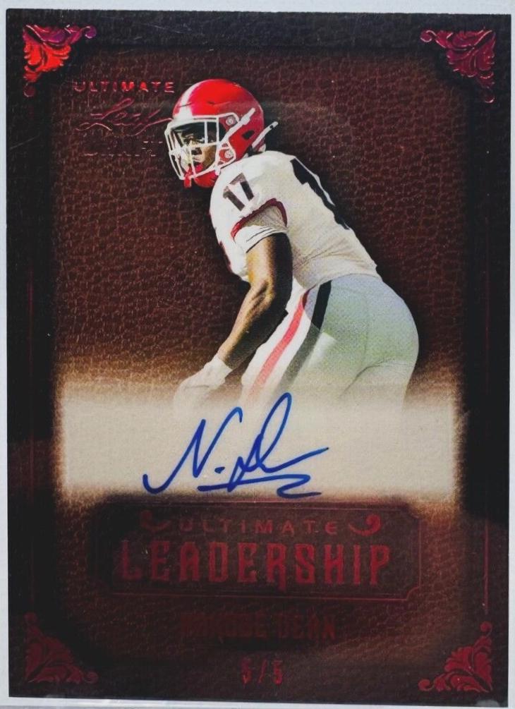 Nakobe Dean [Red Spectrum] #UL-ND1