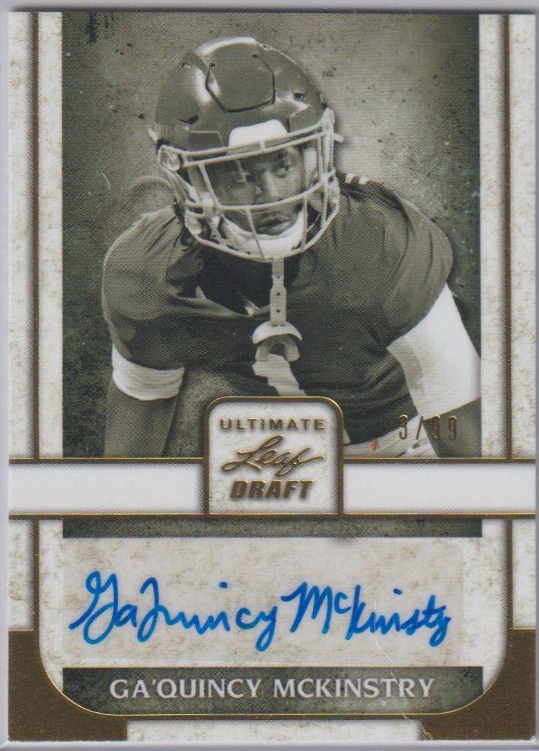 Ga'Quincy McKinstry [Gold] #PA-JM1