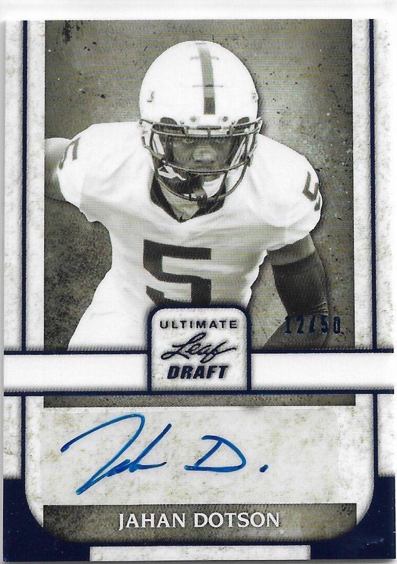 Jahan Dotson [Navy] #PA-JD1
