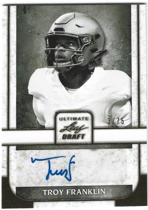Troy Franklin [Gold] #PA-TF1