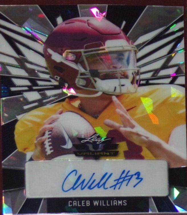 Caleb Williams [Crystal Navy Blue] #PA-CW1