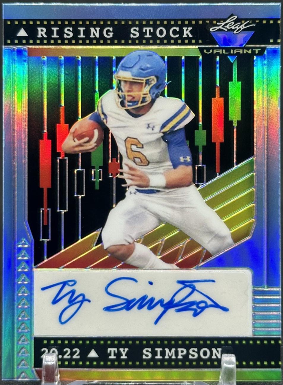 Ty Simpson [Platinum Blue] #RS-TS1