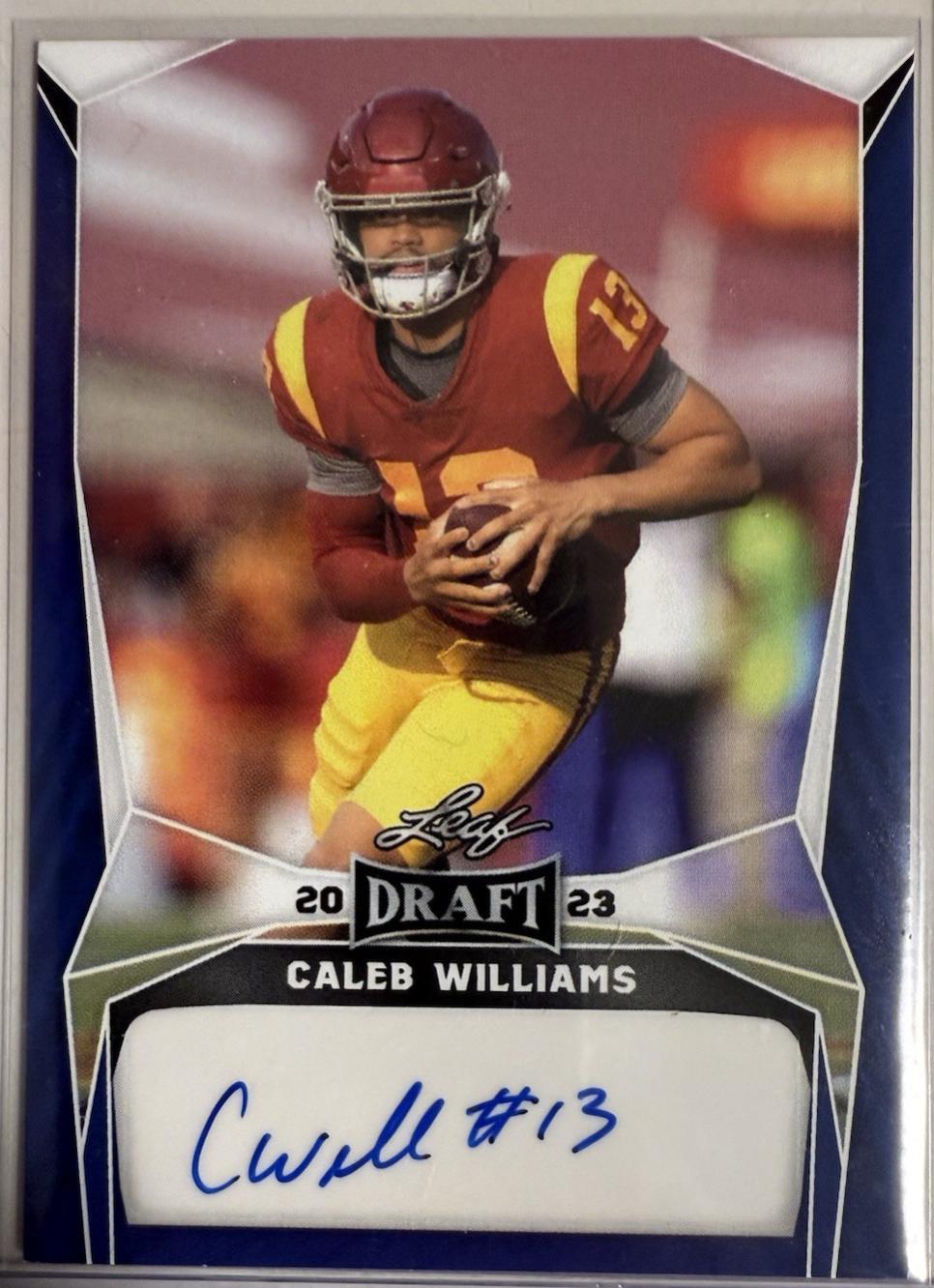 Caleb Williams [Blue] #BA-CW2