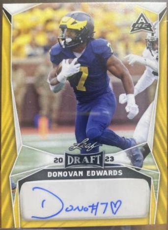 Donovan Edwards [Gold] #BA-DE1