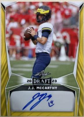 J. J. McCarthy [Gold] #BA-JJM