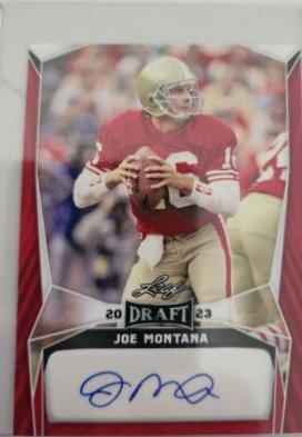 Joe Montana [Red] #BA-JM6