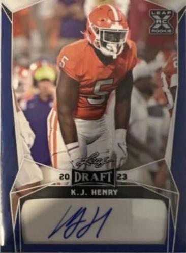 K. J. Henry [Blue] #BA-KJH