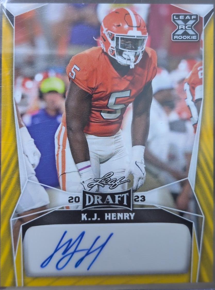 K. J. Henry [Gold] #BA-KJH