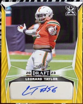 Leonard Taylor [Gold] #BA-LT1