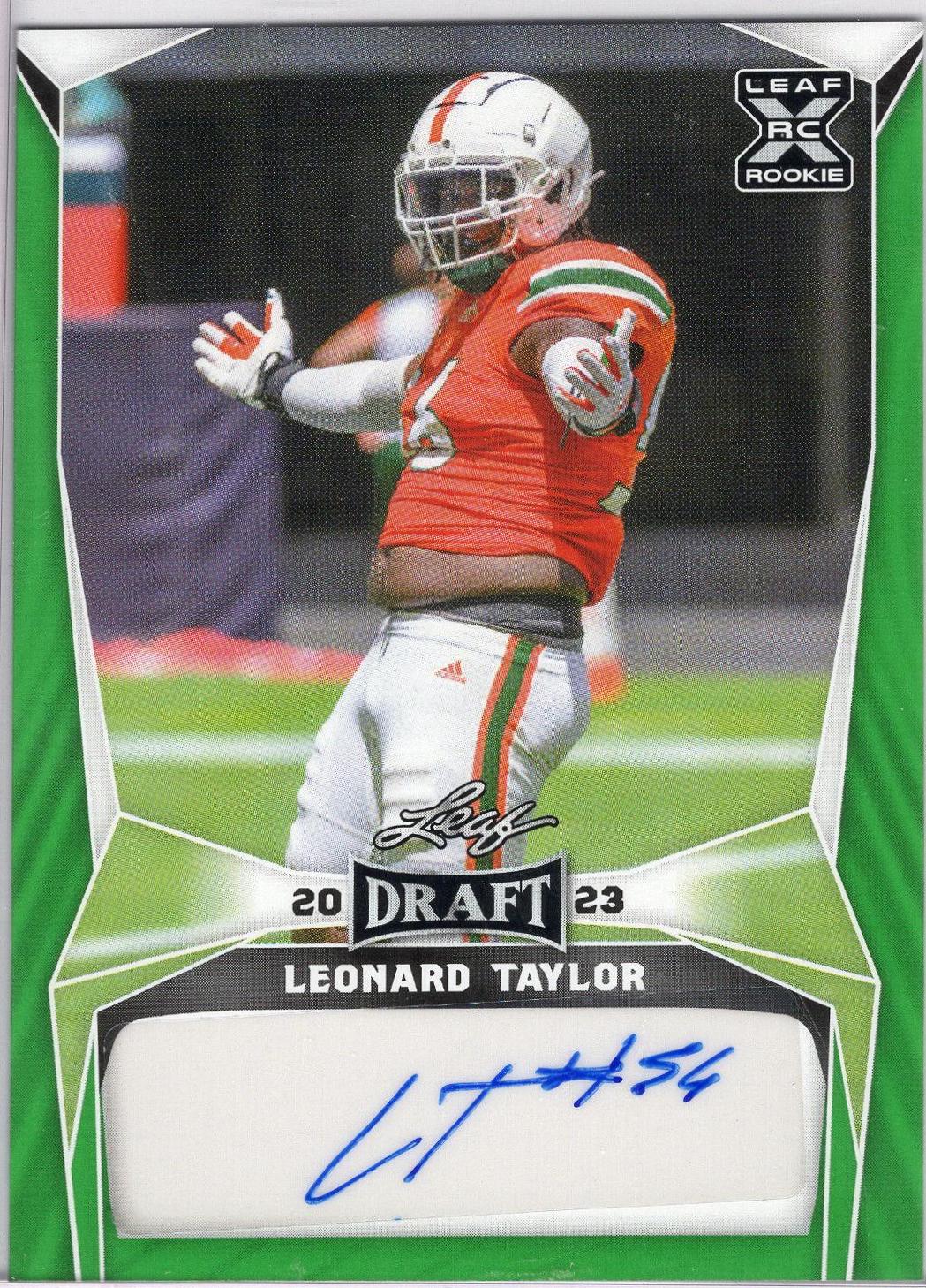 Leonard Taylor [Green] #BA-LT1