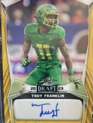 Troy Franklin [Gold] #BA-TF1